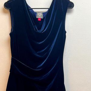 Vince Camuto "BLUE" Velvet Dress